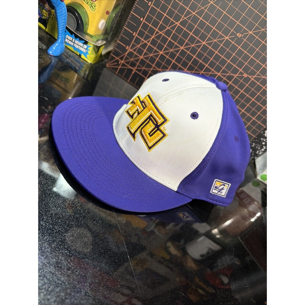 Tennessee Tech Golden Eagles GameTek Pro Fitted Hat 7 1/2 Purple White NCAA